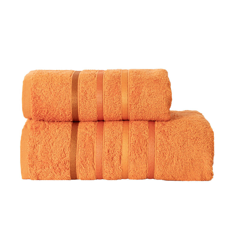 Puuvillane froteerätik Dolce 006 (oranž) – 50x90 / 70x140 cm