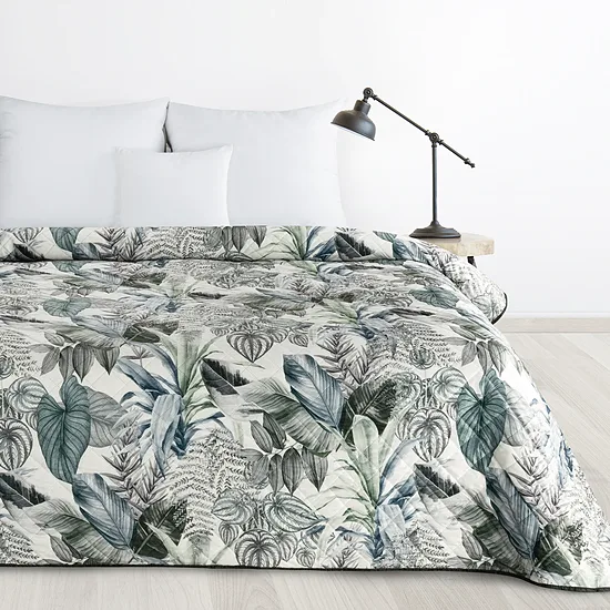 Voodikate DAVOS troopilise lehemustriga | 100% polüester – erinevad suurused